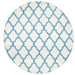 Rizzy Home Glendale GD5953 White Trellis Area Rug