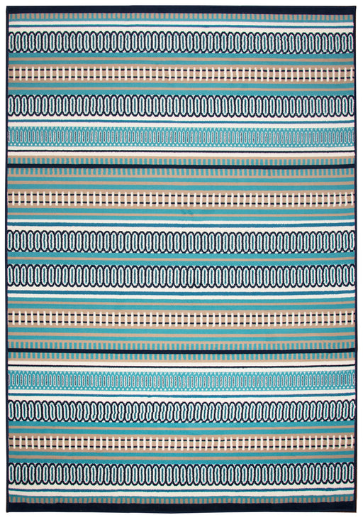 Rizzy Home Glendale GD7000 Multi-Colored Pattern/ Stripe Area Rug