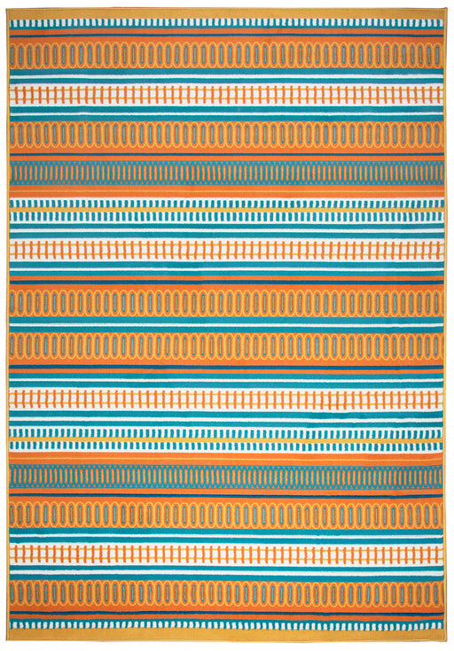 Rizzy Home Glendale GD7001 Multi-Colored Pattern/Stripe Area Rug