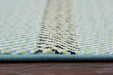 Rizzy Home Glendale GD7003 Blue/Aqua Stripe Area Rug