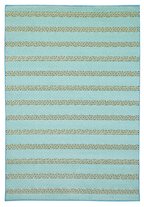 Rizzy Home Glendale GD7003 Blue/Aqua Stripe Area Rug