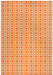 Rizzy Home Glendale GD7005 Orange Geometric Area Rug