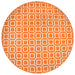 Rizzy Home Glendale GD7005 Orange Geometric Area Rug