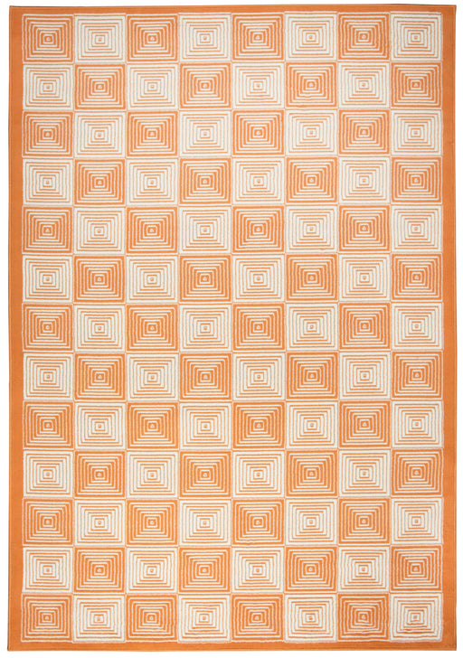 Rizzy Home Glendale GD7007 Orange Geometric Area Rug