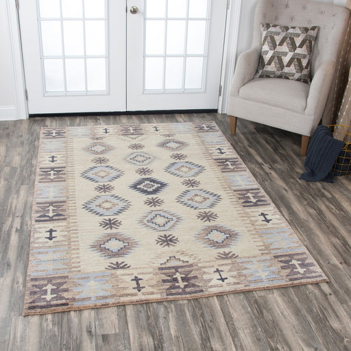 Rizzy Home Gossamer GS6185 Beige Motif Area Rug