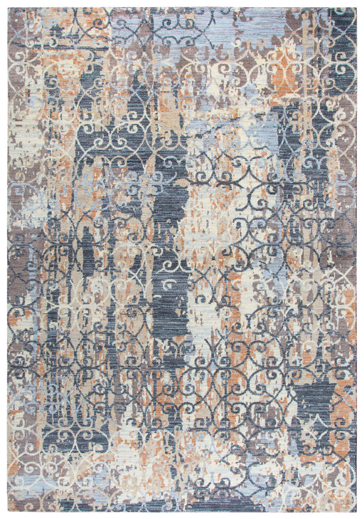 Rizzy Home Gossamer GS6770 Gray Trellis Distress Area Rug