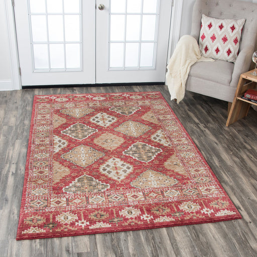 Rizzy Home Gossamer GS6784 Red Motif Area Rug