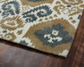 Rizzy Home Gillespie Avenue GV8628 Ivory Ikat Area Rug