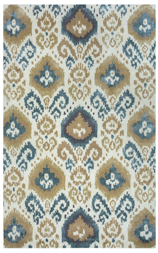Rizzy Home Gillespie Avenue GV8628 Ivory Ikat Area Rug