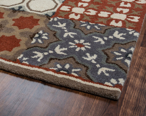 Rizzy Home Gillespie Avenue GV8630 Multi-Colored Patchwork Area Rug