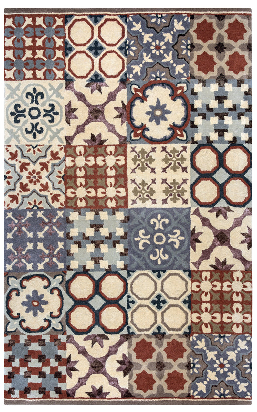 Rizzy Home Gillespie Avenue GV8630 Multi-Colored Patchwork Area Rug