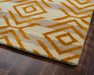 Rizzy Home Gillespie Avenue GV8634 Gold Tribal/Southwest Area Rug