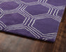 Rizzy Home Gillespie Avenue GV8734 Purple Geometric Area Rug