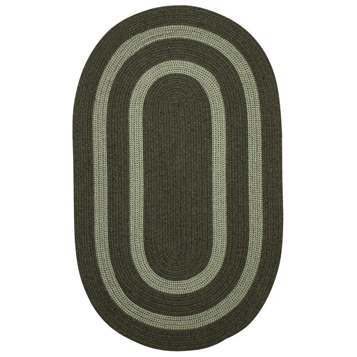 Colonial Mills Graywood GW63 Moss Green Bordered Area Rug