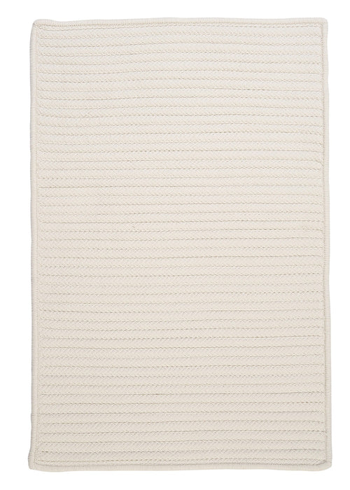 Colonial Mills Simply Home Solid H141 White Indoor/Outdoor Area Rug