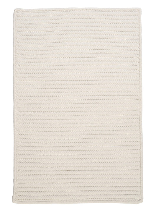 Colonial Mills Simply Home Solid H141 White Indoor/Outdoor Area Rug