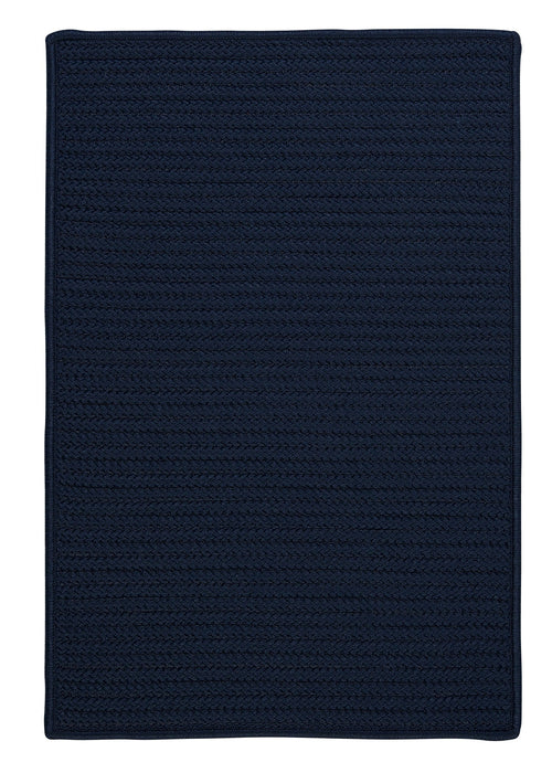 Colonial Mills Simply Home Solid H561 Navy Indoor/Outdoor Area Rug