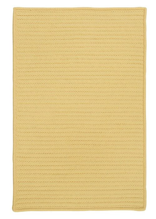 Colonial Mills Simply Home Solid H833 Pale Banana Indoor/Outdoor Area Rug
