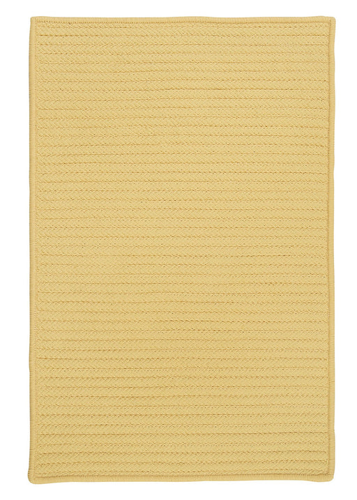 Colonial Mills Simply Home Solid H833 Pale Banana Indoor/Outdoor Area Rug