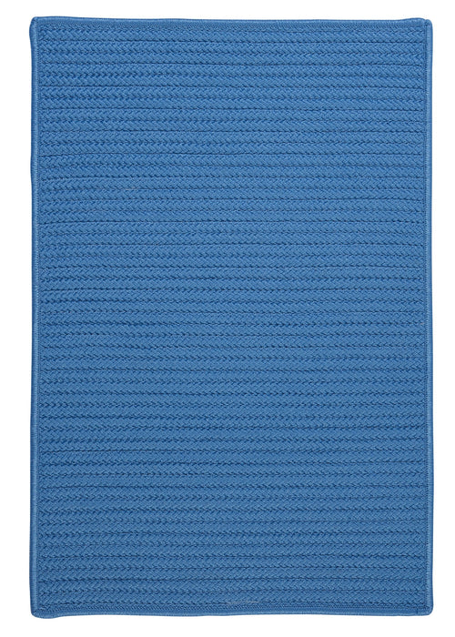 Colonial Mills Simply Home Solid H870 Blue Ice Indoor/Outdoor Area Rug