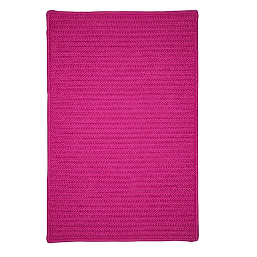 Colonial Mills Simply Home Solid H930 Magenta Indoor/Outdoor Area Rug