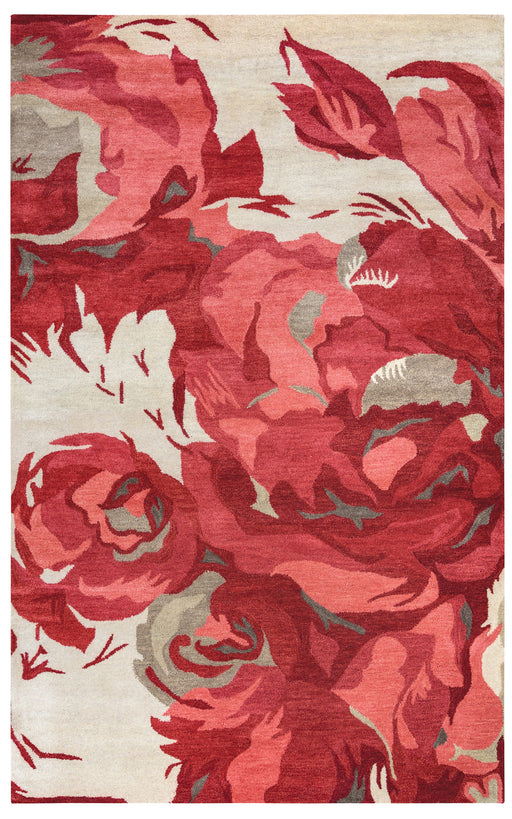 Rizzy Home Highland HD2601 Red Floral Area Rug
