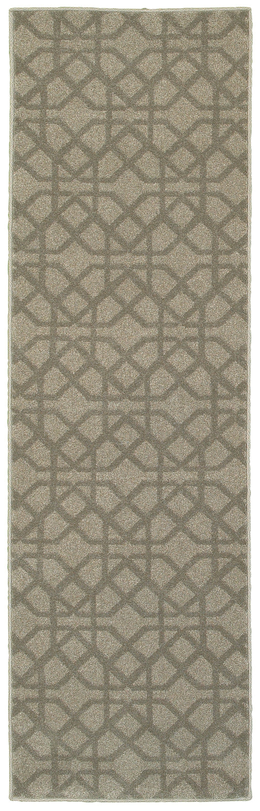 Oriental Weavers Highlands Grey/Beige Geometric 6638E Area Rug