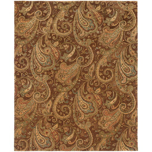 Oriental Weavers Huntley Brown/Gold Paisley 19102 Area Rug