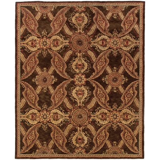 Oriental Weavers Huntley Brown/Rust Floral 19112 Area Rug