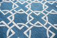 Rizzy Home Idyllic ID880A Blue Interlocking Circles Area Rug