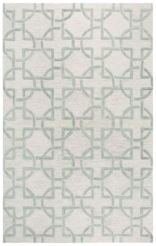 Rizzy Home Idyllic ID881A Natural Interlocking Circles Area Rug