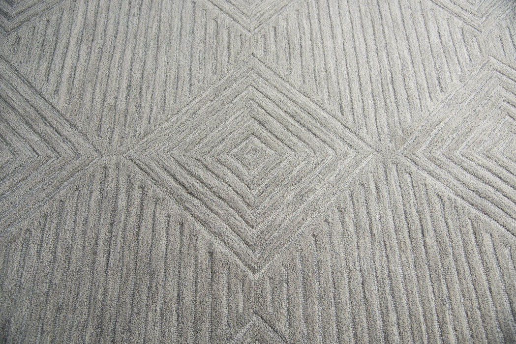 Rizzy Home Idyllic ID916A Gray Solid Area Rug