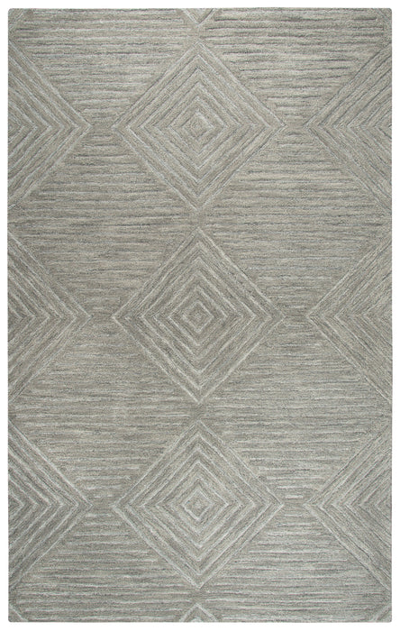 Rizzy Home Idyllic ID916A Gray Solid Area Rug