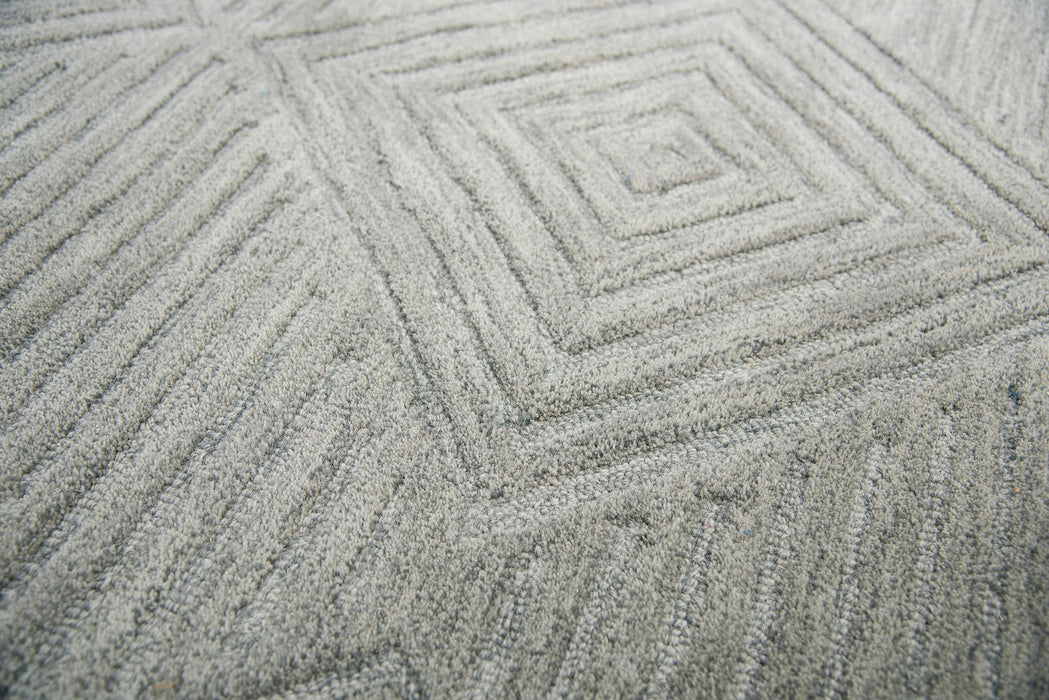 Rizzy Home Idyllic ID916A Gray Solid Area Rug