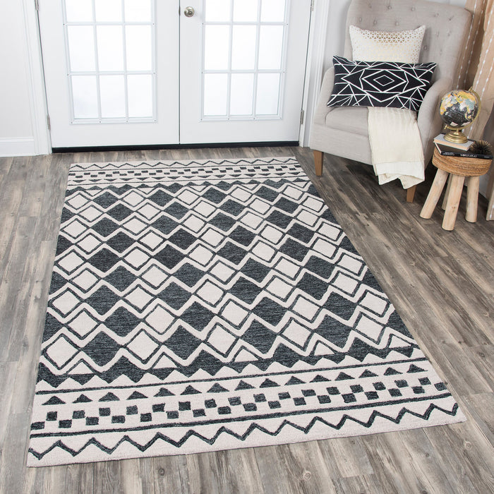 Rizzy Home Idyllic ID965A Natural Geometric Area Rug