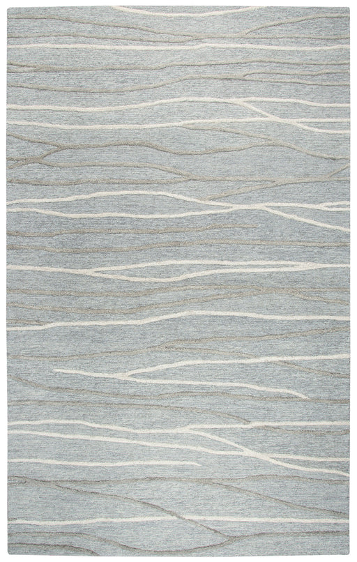 Rizzy Home Idyllic ID968A Gray Lines Area Rug