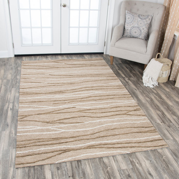 Rizzy Home Idyllic ID969A Natural Lines Area Rug