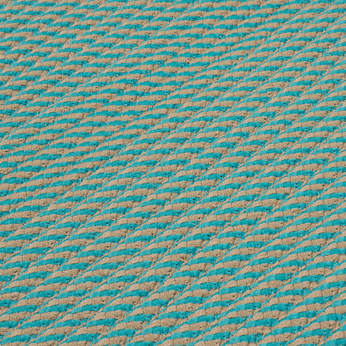 Colonial Mills Point Prim IM03 Teal Indoor/Outdoor Area Rug