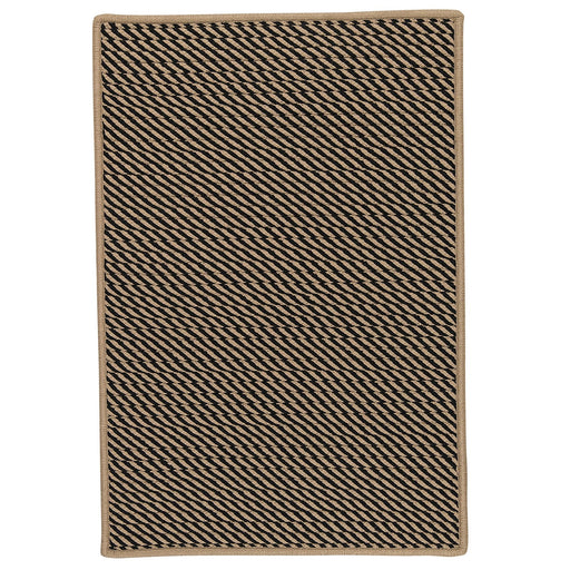 Colonial Mills Point Prim IM13 Black Indoor/Outdoor Area Rug
