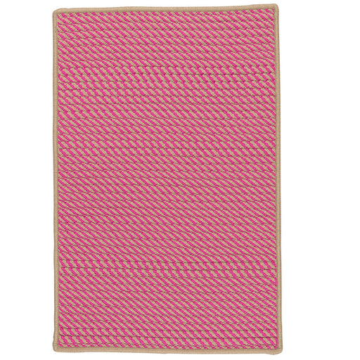 Colonial Mills Point Prim IM73 Magenta Indoor/Outdoor Area Rug