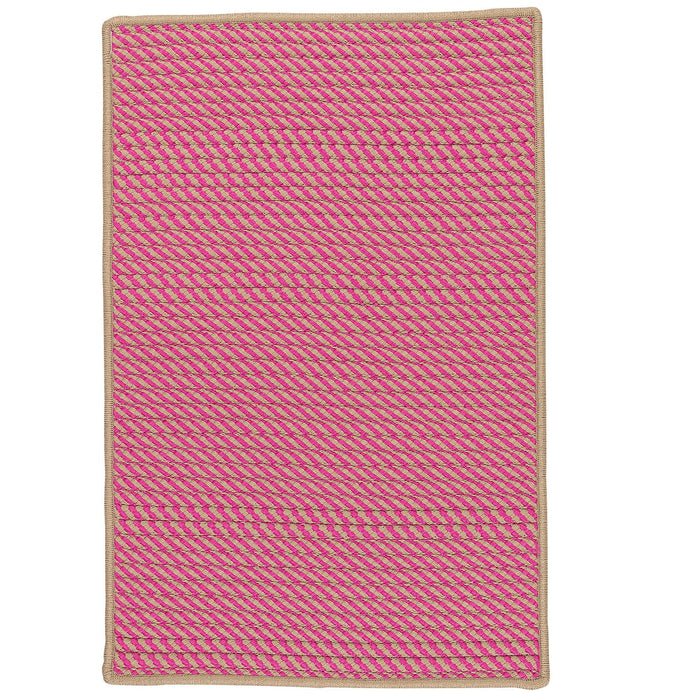 Colonial Mills Point Prim IM73 Magenta Indoor/Outdoor Area Rug