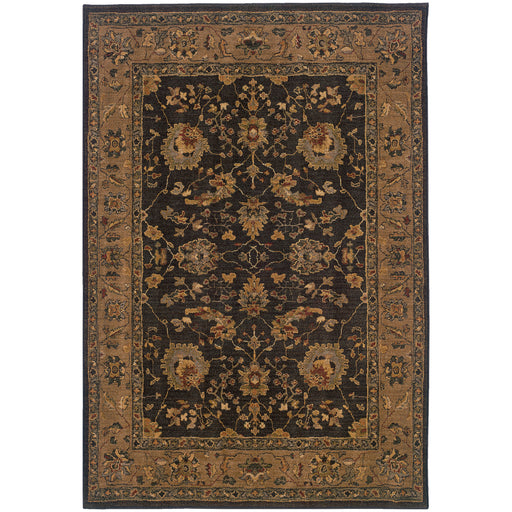 Oriental Weavers Infinity Black/Tan Oriental 1104F Area Rug