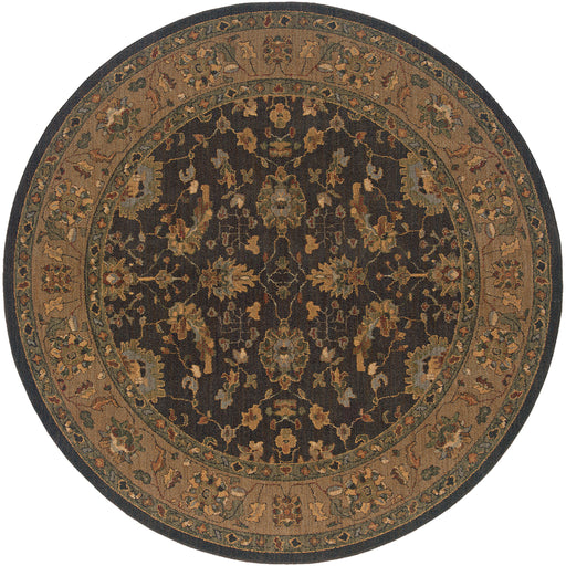 Oriental Weavers Infinity Black/Tan Oriental 1104F Area Rug
