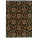 Oriental Weavers Infinity Black/Gold Floral 1724E Area Rug