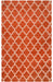 Rizzy Home Julian Pointe JP8743 Orange Trellis Area Rug
