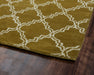 Rizzy Home Julian Pointe JP8744 Olive Trellis Area Rug