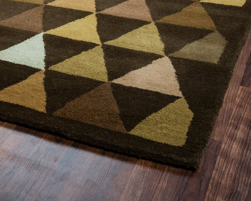 Rizzy Home Julian Pointe JP8760 Brown Geometric Area Rug