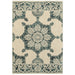 Oriental Weavers Jayden Ivory/Blue Oriental 7416A Area Rug