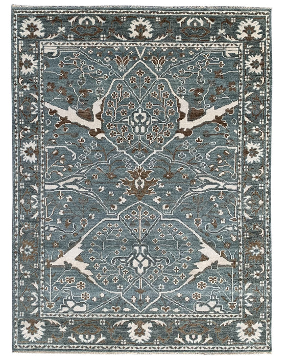 EORC Gray Hand Knotted Wool Bidjar Collection Rug