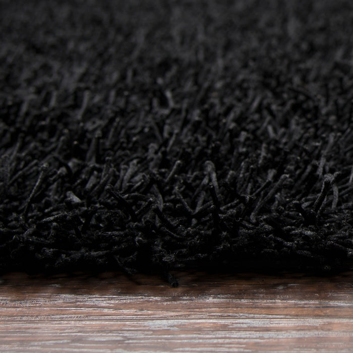 Rizzy Home Kempton KM1593 Black Soild Area Rug